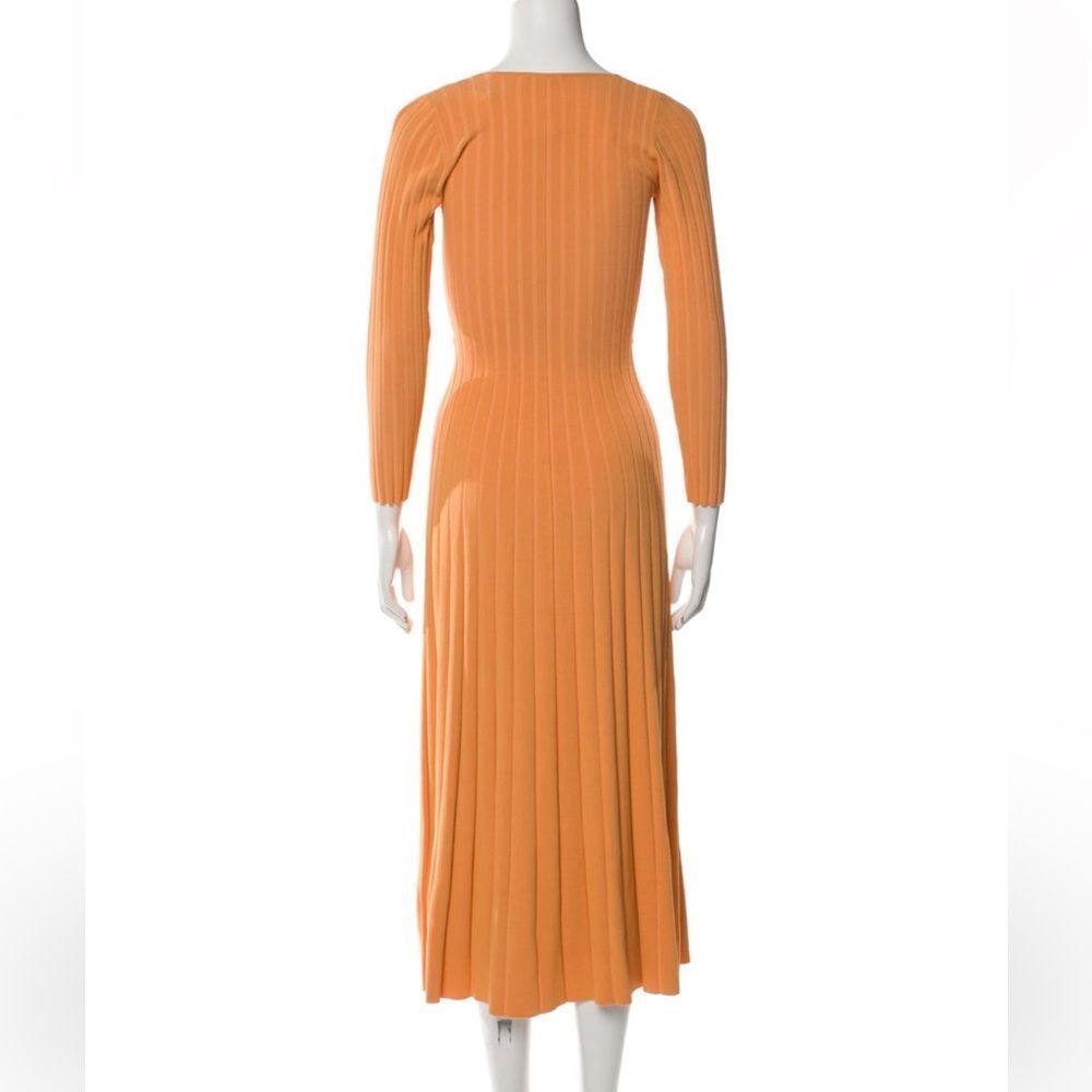 Sandro Ribbed Midi Dress - Picture 2 of 3